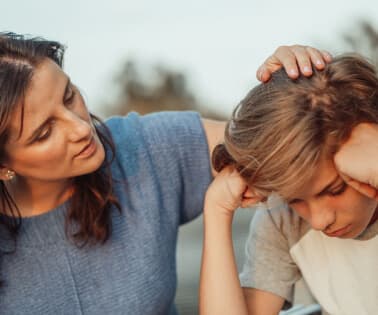 Mother and son