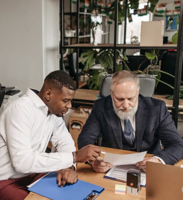 Boss and employee