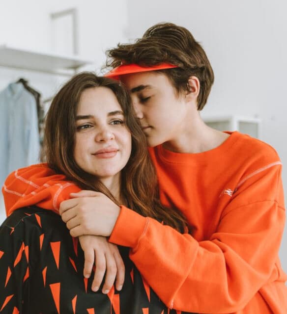 Mother and son