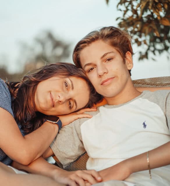 Mother and son